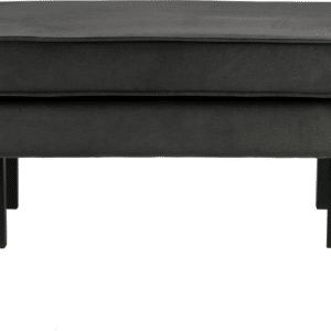 Skammel/puf WOOOD Rodeo antracit Jarra-velour 45Ã84Ã54 cm